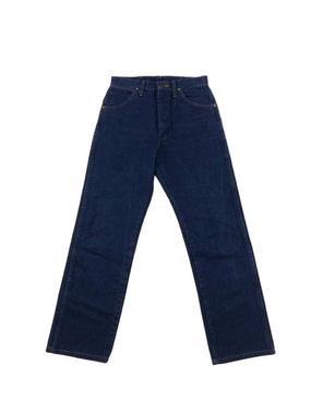 Wrangler dark wash vintage high waisted western straight-leg jeans. Size 7